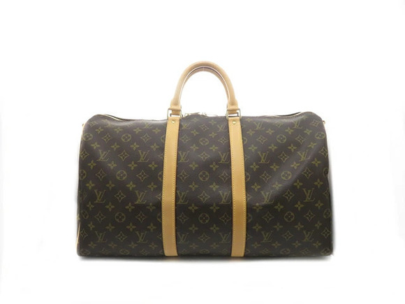 Louis Vuitton Handbags - LOUIS VUITTON Bag Keepall Bandouliere Monogram Boston Canvas Brown